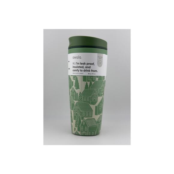 Owala 20 oz. Stainless Steel SmoothSip Slider Coffee Tumbler - NORTH POLE - Picture 3 of 6